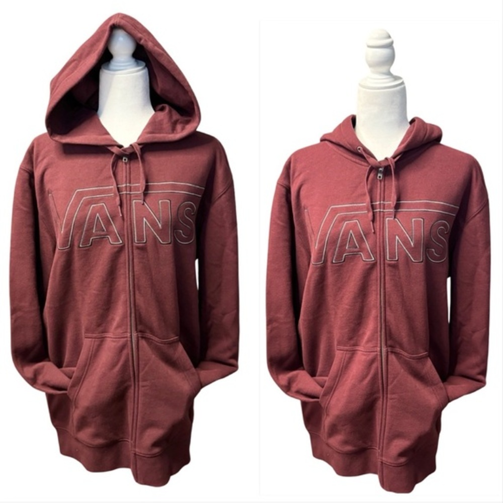 Vans Men’s Reverse It Drop V Novelty Fleece Full Zip Hoodie